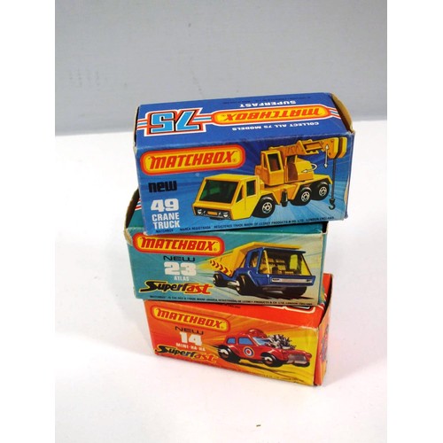 123 - THREE ORIGINAL MATCHBOX CARS