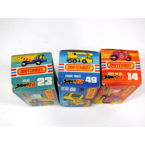 123 - THREE ORIGINAL MATCHBOX CARS