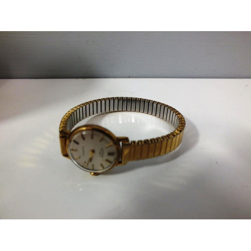 160 - ROTARY SWISS LADIES WATCH, NEW QUARTZ BATTERY FITTED, RETAIL PRICE £205 - BOXED