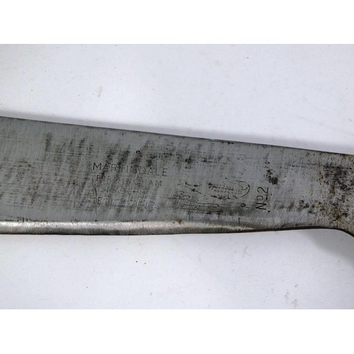 170 - WWII MARTINDALE MACHETTE