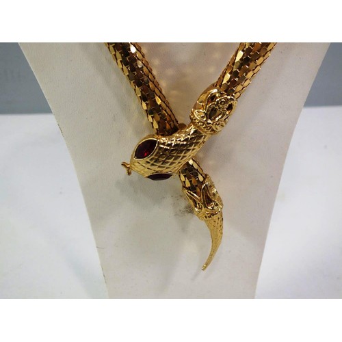201 - STATEMENT SNAKE NECKLACE CHOKER