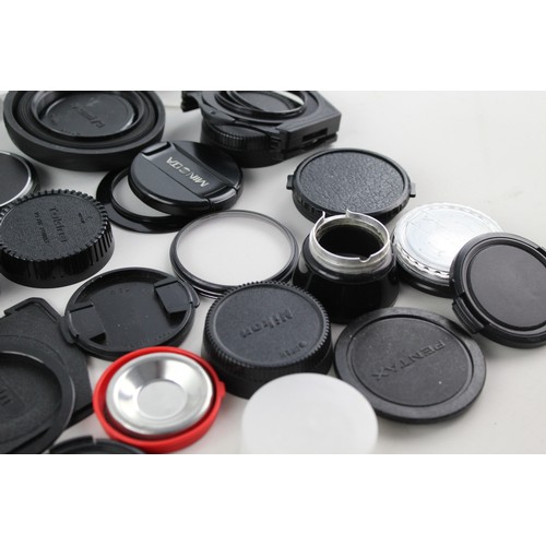 48 - Assorted CAMERA ACCESSORIES Inc. Lens Filters, Caps, Hoods & Teleconverters