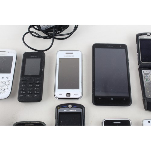 98 - 14 x Assorted MOBILE PHONES Inc Touch Screen, Smart Phones, Samsung, Nokia Etc