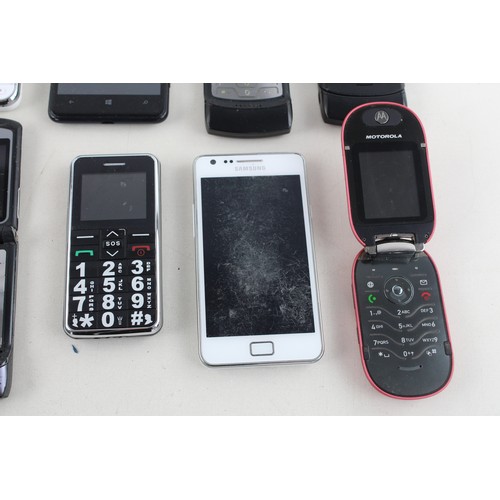 98 - 14 x Assorted MOBILE PHONES Inc Touch Screen, Smart Phones, Samsung, Nokia Etc