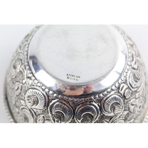 128 - Antique / Vintage .800 CONTINENTAL SILVER Ornate Decorative Bowl (86g)