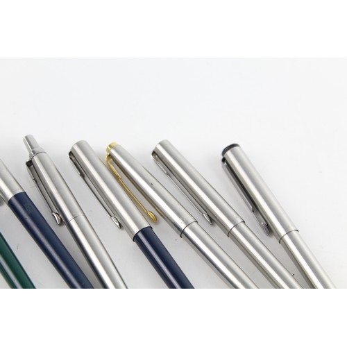 26 - 8 x Assorted PARKER Ballpoint Pens / Biros Inc Vintage, 45, Jotter Etc