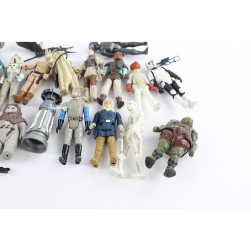 28 - 22 x Assorted Vintage STAR WARS Action Figures Inc. 1980s, Accessories, Etc