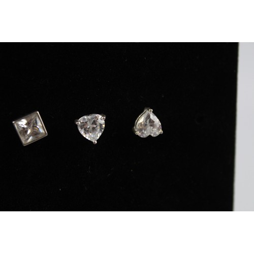 184 - 15 x .925 Sterling Silver EARRINGS inc. CZ, Studs, Statement (32g)