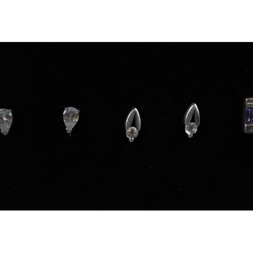 184 - 15 x .925 Sterling Silver EARRINGS inc. CZ, Studs, Statement (32g)