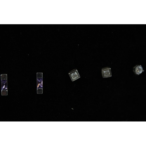 184 - 15 x .925 Sterling Silver EARRINGS inc. CZ, Studs, Statement (32g)