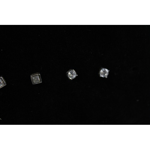 184 - 15 x .925 Sterling Silver EARRINGS inc. CZ, Studs, Statement (32g)