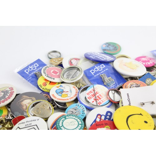 237 - Job Lot 150+ Assorted Vintage Lapel & Pin Badges Inc Charities, Advertising Etc