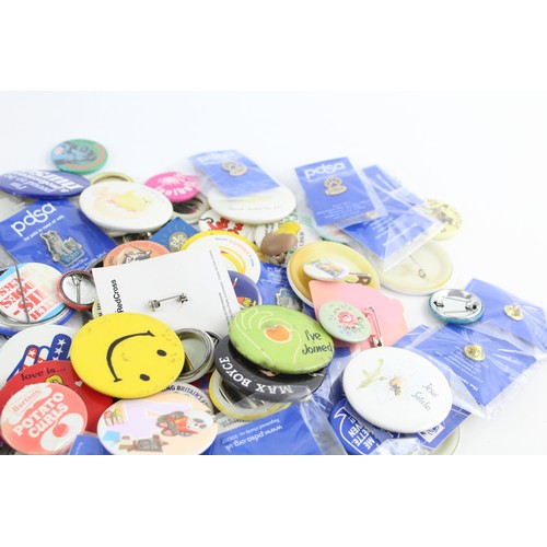 237 - Job Lot 150+ Assorted Vintage Lapel & Pin Badges Inc Charities, Advertising Etc