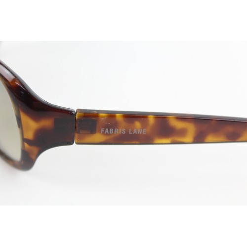 60 - Statement Ladies FABRIS LANE Tortoiseshell Effect SUNGLASSES w/ Blue Tint Lenses