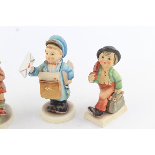 31 - 4 x Vintage Goebel German Porcelain Hummel Figurines Inc. 'Mother's Helper' Etc