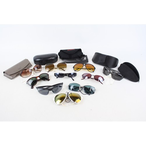 34 - 10 x Assorted BRANDED SUNGLASSES Inc Pilot, Persol, Storm, Foster Grant, Gents