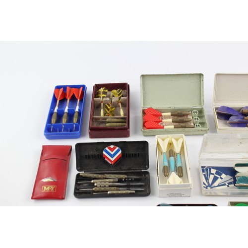 25 - 16 x Assorted Vintage DARTS Sets Inc Unicorn, MY, Flybrite, Boxed Etc