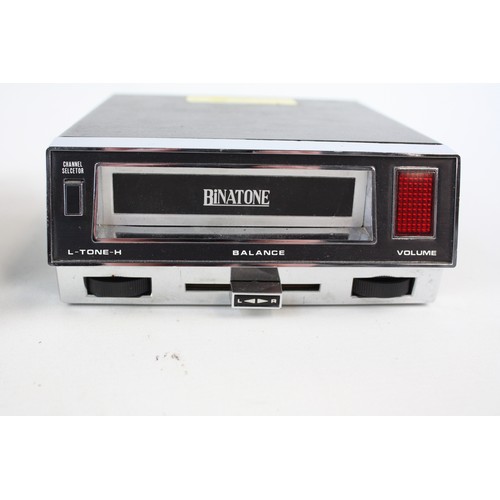 35 - 2 x Vintage Car Radio & Casette Player Inc. Binatone & Audioline