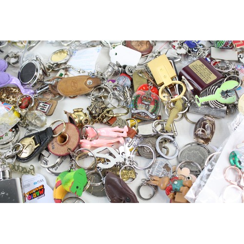 36 - Job Lot of Assorted Collectable KEYRINGS Inc Vintage, Advertising, Souvenir Etc