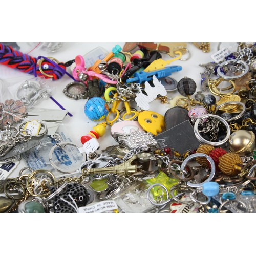 36 - Job Lot of Assorted Collectable KEYRINGS Inc Vintage, Advertising, Souvenir Etc