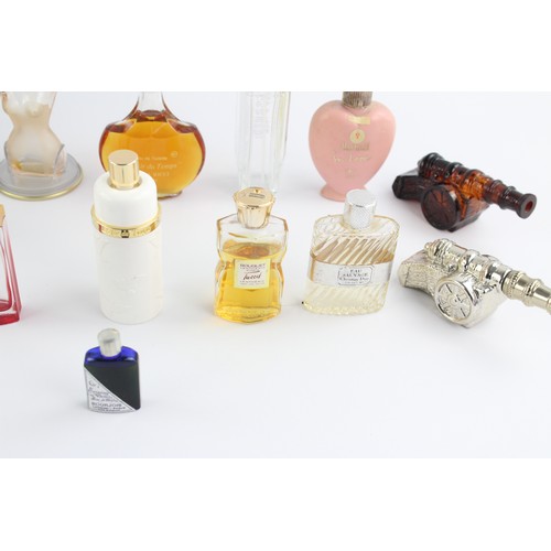 17 - 14 x Assorted Vintage Ladies VANITY Decorative PERFUME BOTTLES Inc Dior, Yardley