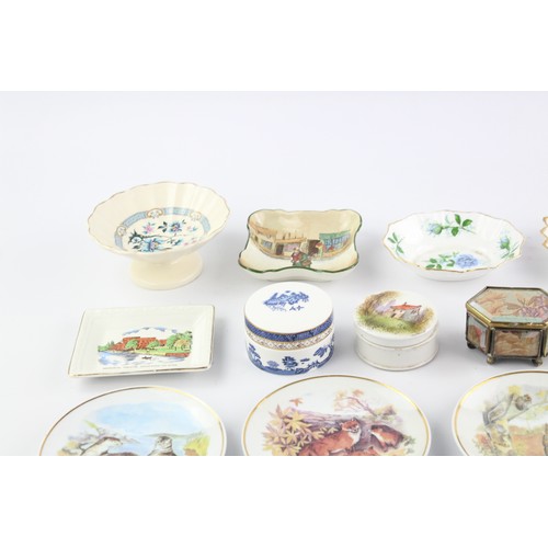 41 - Job Lot of Assorted Vintage Trinket Boxes & Plates Inc. Paragon, Royal Doulton