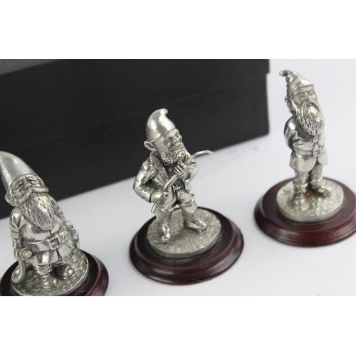 43 - 8 x Vintage Decorative PEWTER English Miniatures Figures Inc. Guardian Angel Etc