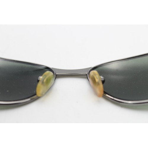 75 - Classic Gents RAY-BAN Silver Tone Framed Sports Style SUNGLASSES w/ Case