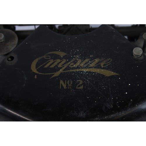 57 - Antique EMPIRE No.2 Black TYPEWRITER