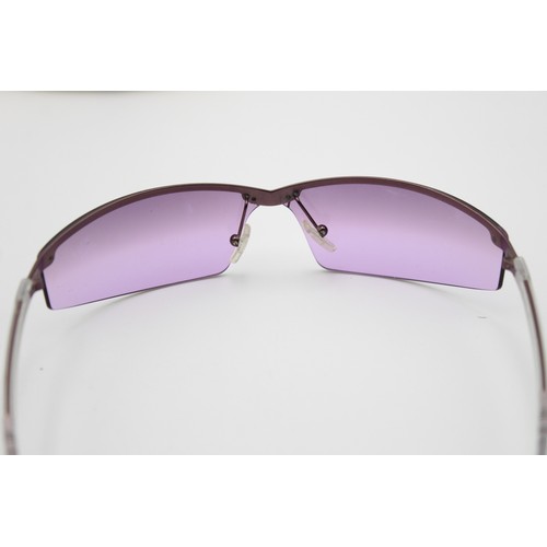 87 - Chic Vintage Genuine Dolce & Gabanna Purple Rimless Shield Sunglasses & Case