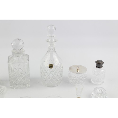 153 - 12 x Assorted Vintage Crystal Glass DECANTERS / ITEMS Inc. Watford Glass, Tyrone