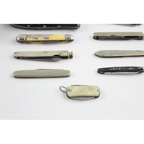 158 - 16 x Assorted POCKET KNIVES / TOOLS Inc Vintage, Multi-Tool, Miniature Etc