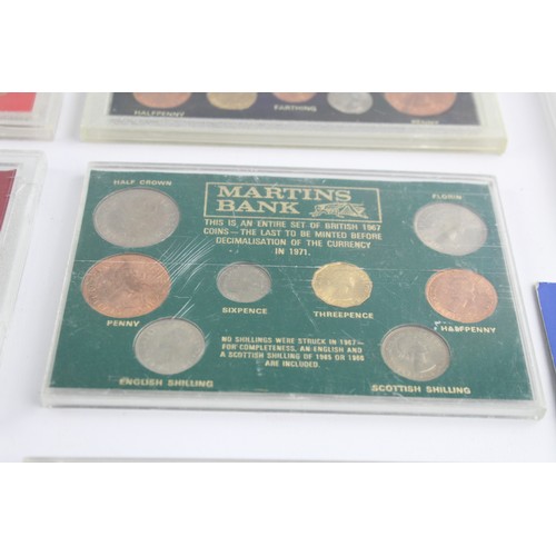 159 - 12 x Mixed COIN Sets Inc Pre Decimal Etc