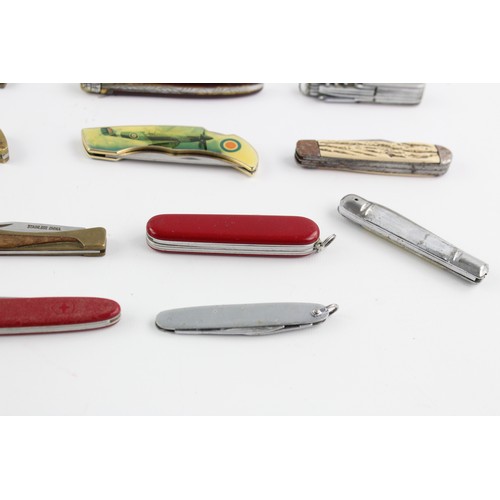 183 - 12 x Assorted POCKET KNIVES / TOOLS Inc Vintage, Multi-Tool, Swiss Army Etc