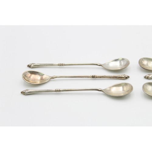 207 - 6 x Vintage .800 CONTINENTAL SILVER Teaspoons (49g)