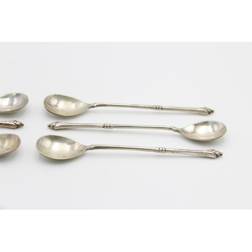 207 - 6 x Vintage .800 CONTINENTAL SILVER Teaspoons (49g)