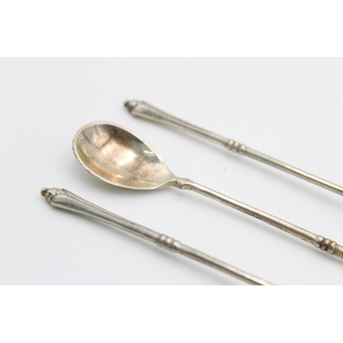 207 - 6 x Vintage .800 CONTINENTAL SILVER Teaspoons (49g)