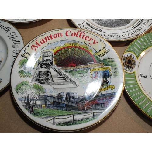 331 - SET OF TEN COLLECTABLE MINING PLATES