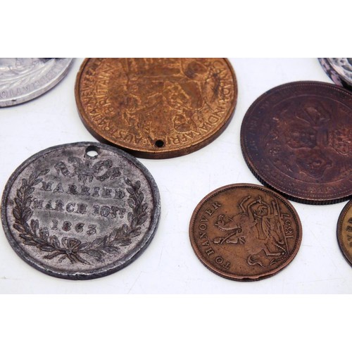 333 - SPORTS MEDALS AND MEDALLIONS DATED CIRCA 1900