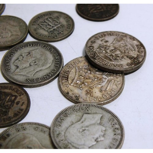 388 - 10 SHILLINGS, 10 SIXPENCES ALL PRE 1947, WEIGHT83.9g