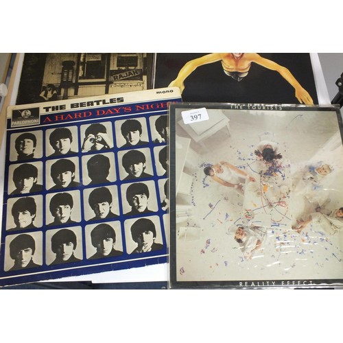 397 - SEVEN VINYL LP RECORDS INCLUDES THE BEATLES, JOHN LENNON & ELTON JOHN