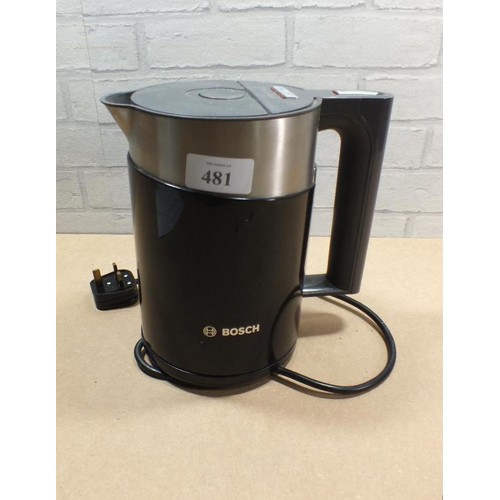 481 - BOSCH KETTLE WITH HEAT CONTROL INDICATOR 70° TO 100 °C