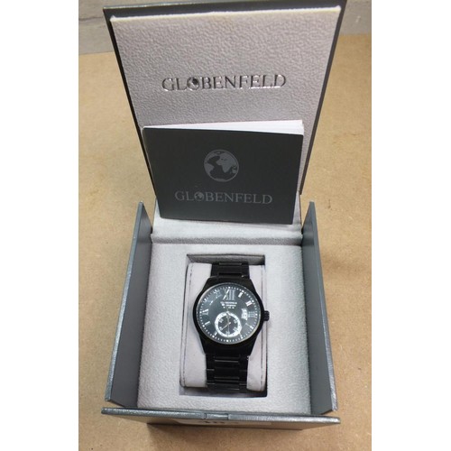 483 - GLOBENFELD GENTS DRESS WATCH NEW AND BOXED WITH A 5 YEAR WARRANTEE R.R.P £240