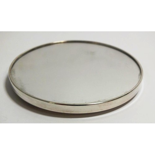 307 - VINTAGE 925 SILVER MIRROR COMPACT 63g