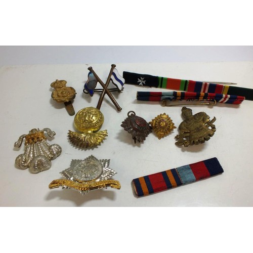 312 - MILITARY BADGES AND RIBBON BARS