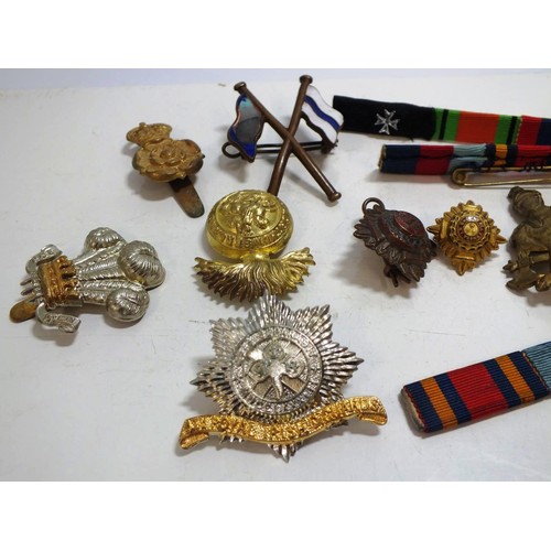 312 - MILITARY BADGES AND RIBBON BARS