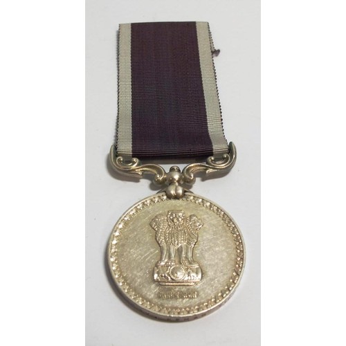 334 - INDIAN ARMY LONG SERVICE MEDAL TO KEHAR SIKHLI