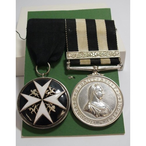 349 - ORDER OF ST JOHN MEDALS MOUNTED FOR WEAR