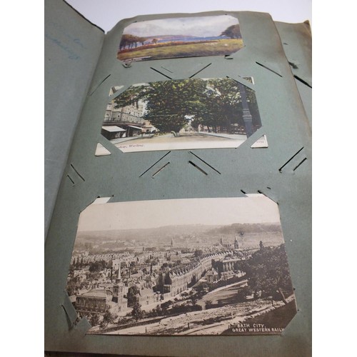 373 - ALBUM OF TOPOGRAPHICAL POSTCARDS