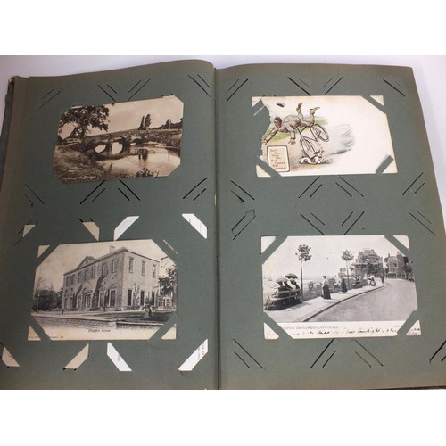 374 - ALBUM OF SOCIAL HISTORY POSTCARDS